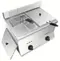 Friteuse à gaz - IDEAL  2x8L IDEAL 2x8 l 7.2 kw  Gaz 58x46x47 cm  14 kg  img