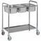 Chariot porte bac - Inox  3 BACS MASTER 100 kg 110x62x97 cm 16 kg img