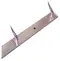 Barre à dents inox 100 cm INOX img