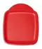 Plateau service carrée - PP 28X24 cm Rouge  ITALY img