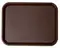 Plateau service rectangle MM - PP  46X36 cm Marron  ITALY img